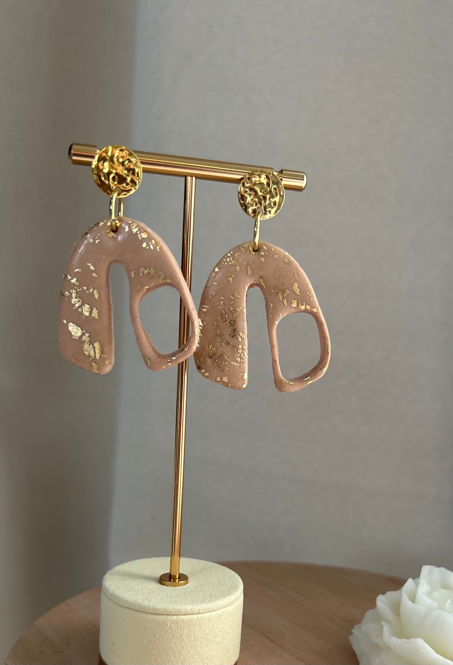 boucles d'oreilles argile polymère