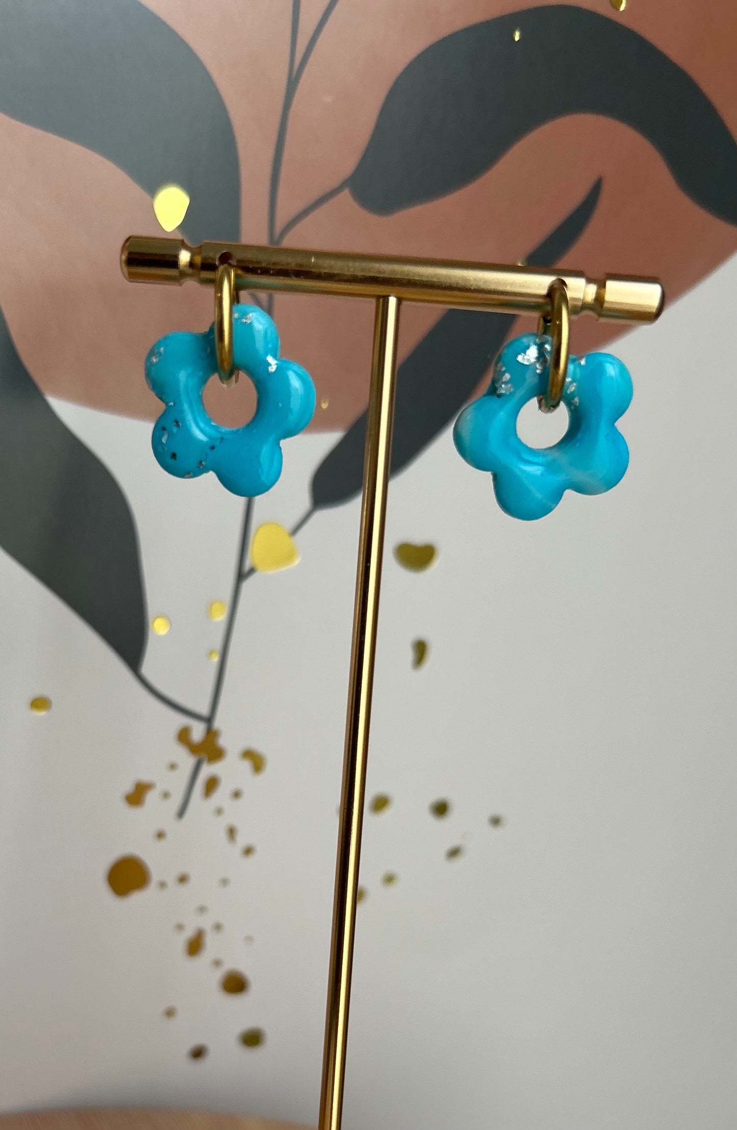 boucles d'oreilles argile polymère