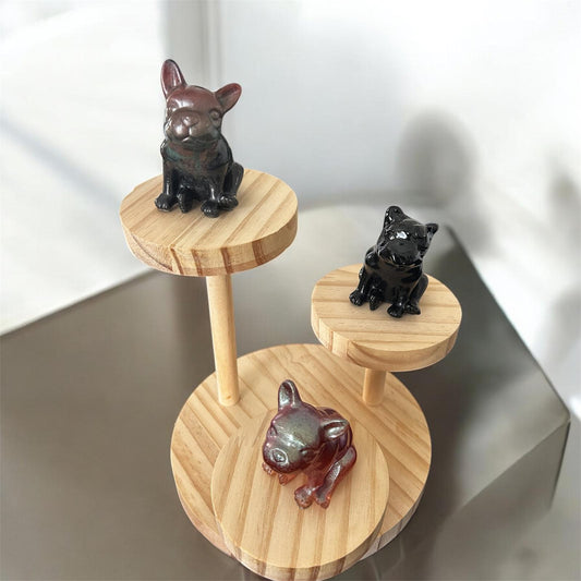 Figurine Chien en Résine Époxy – Compagnon Fidèle, Fait Main 🐶